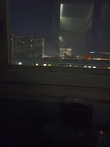 Create meme: from the window, night, window