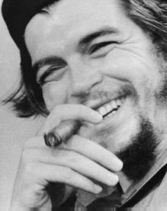 Create meme: Che Guevara with a cigar