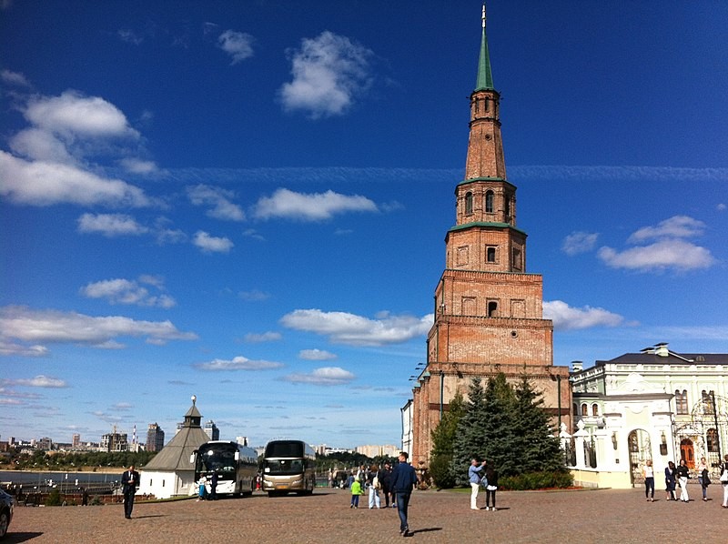 Create meme: syuyumbike tower in kazan, syuyumbike tower, the leaning tower of syuyumbike in Kazan