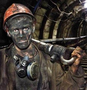 Create meme: Miner, Shakhtar poor, miner in the mine