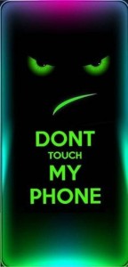 Create meme: background for phone, phone, don't touch my phone on a black background