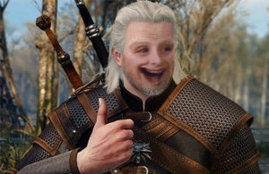 Create meme: The Witcher, stoned Geralt, Geralt avatar