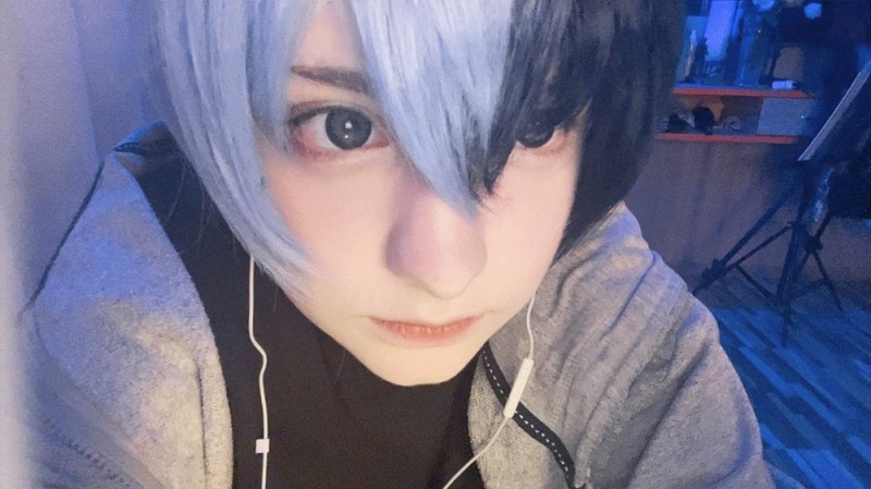 Create meme: anime cosplay, wigs for cosplay, guy 