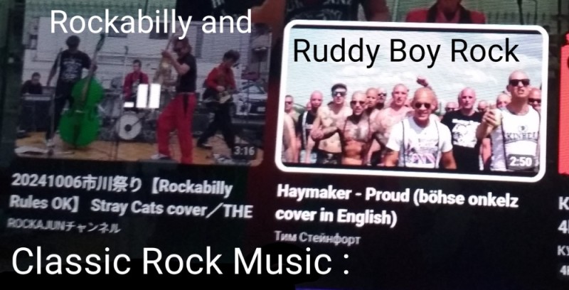 Create meme: rock rock, rock rock, rockin rockabilly