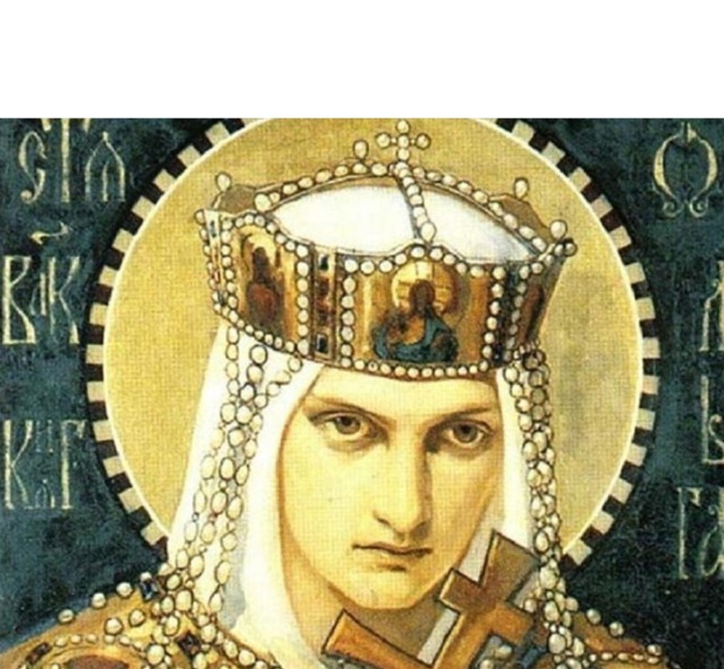 Create meme: princess olga painting, Grand Duchess Olga, The Holy Equal-to-the-Apostles Grand Duchess Olga