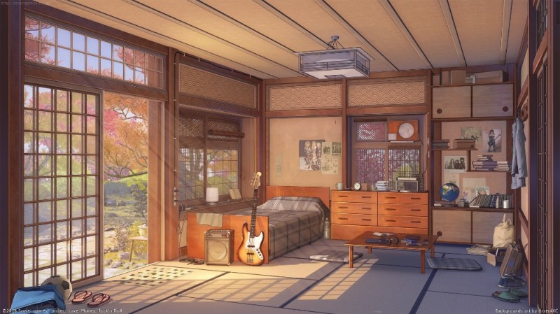 Create meme: the interior of a Japanese house, anime room, The room from the anime