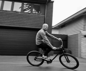 Create meme: city bike, on the bike, Jason Statham