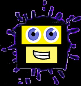 Create meme: klasky csupo robot logo