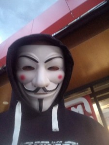 Create meme: mask, people, anonymous