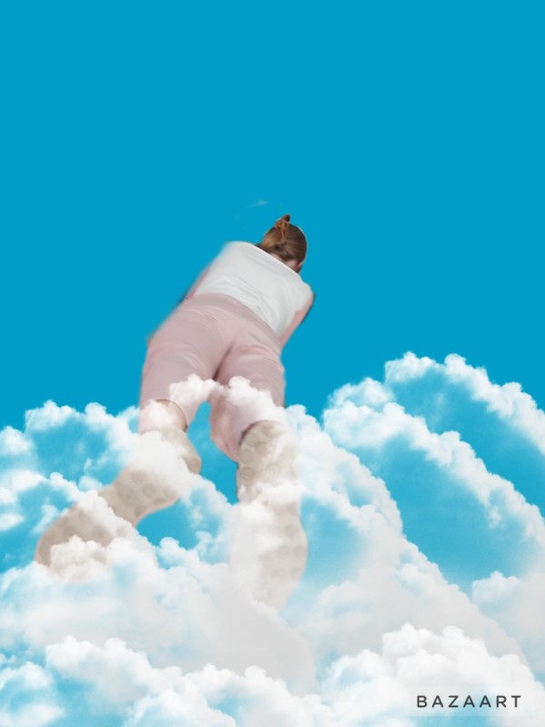 Create meme: sky and clouds , Into the clouds, Above the clouds