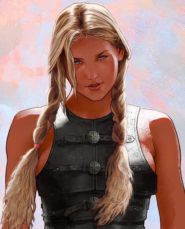 Create meme: lagertha art, Steven Stahlberg, arts girls