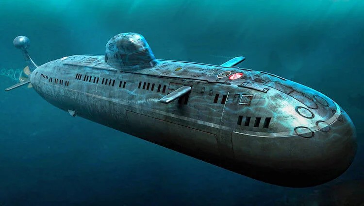 Создать мем: ядерная подводная лодка, российская подводная лодка, модель подводной лодки