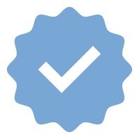 Create meme: a blue check mark VK, tick verification VK, tick VC png