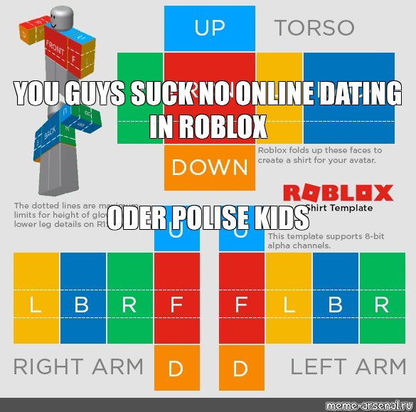 Meme You Guys Suck No Online Dating In Roblox Oder Polise Kids All Templates Meme Arsenal Com - roblox oder meme