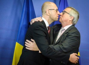 Create meme: fight in the Verkhovna Rada, Biden, Jean Claude Juncker