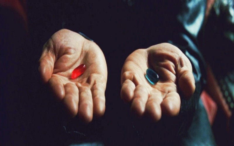 Create meme: neo tablets, morpheus pills, red pill 