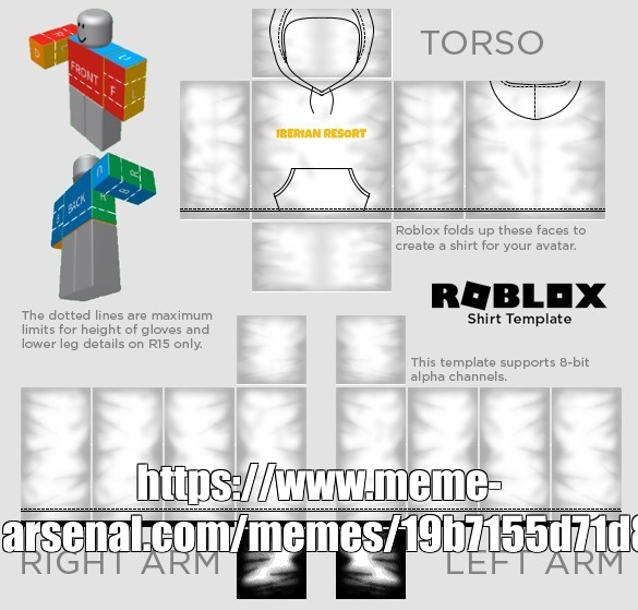 Create a roblox template for just the right price by Kahoot45