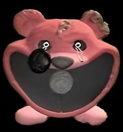 Create meme: toy , bear's head 3d, vr bear