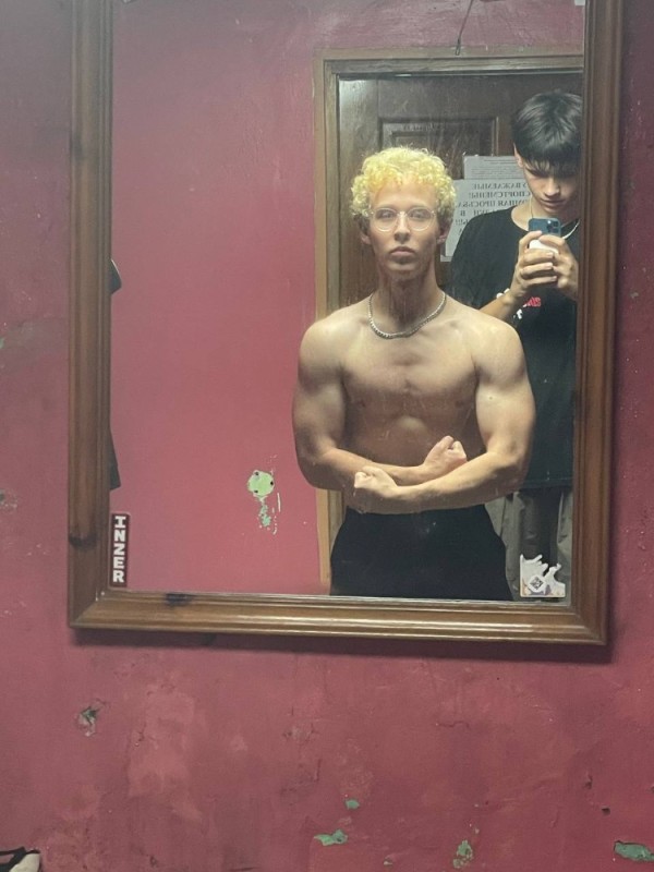 Create meme: Leo John is an albino, the albino guy, The albino actor