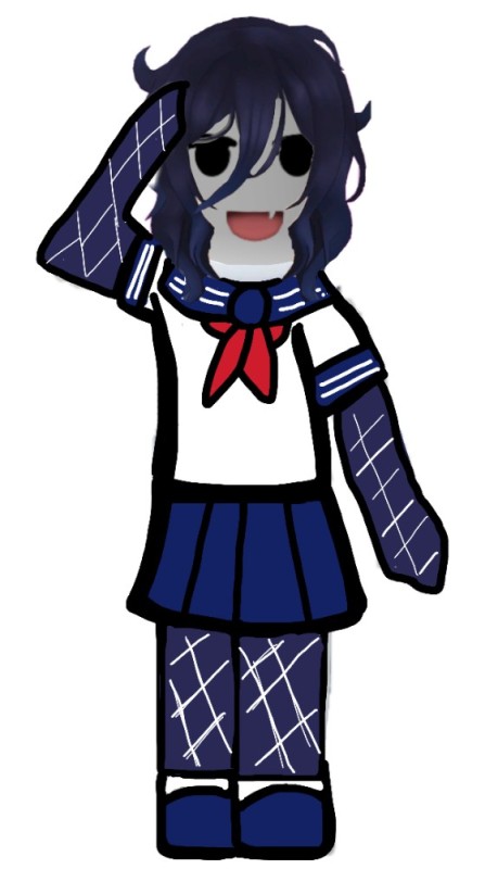 Create meme: yandere simulator oka ryuto, oka ruta yandere simulator, oka ryuto yandere