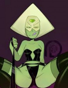 Create meme: rule34 peridot, sexy peridot Steven universe, peridot blushmallet