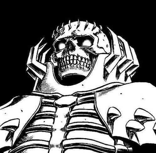 Create meme: The skeleton knight is a berserker, Knight skull berserk manga, Berserk Knight skull