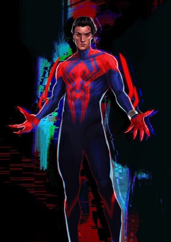 Create meme: spider-man miles morales venom, spider-man 2099, spider-man miles morales 2