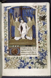 Create meme: portrait miniature of Western Europe blue, the Rouen book of hours, 15th century, the medieval book of hours cover