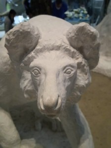 Create meme: sculpture, sculpture lion