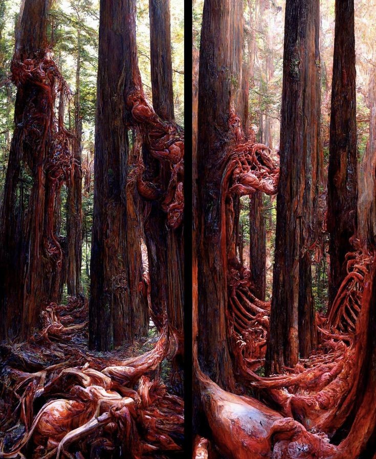 Create meme: sequoia National Park, the redwoods, sequoia tree of the forest