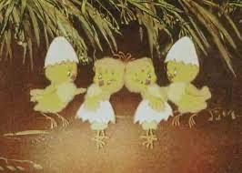 Create meme: ballet of hatched chicks Mussorgsky, ballet of the hatched chicks, ballet of hatched chicks Mussorgsky drawing