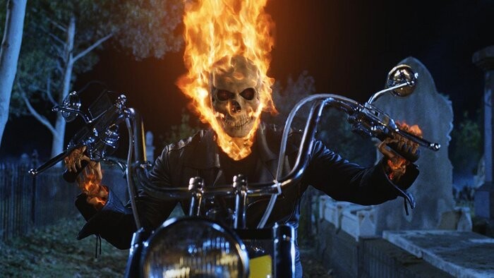 Create meme: Ghost rider movie, Ghost rider 1, ghost rider 2007