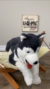 Create meme: toy husky, soft dog toy husky, stuffed toy husky