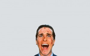 Создать мем: christian bale american psycho