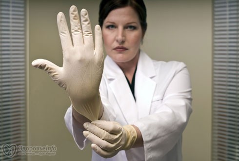 Create meme: body part, scary gynecologist, a doctor in gloves is a woman