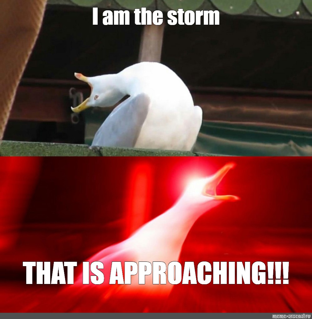 Meme: I am the storm that is approaching - All Templates - Meme