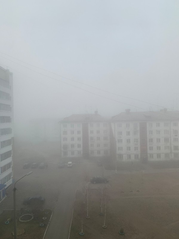 Create meme: coastal fog, thick fog , Kemerovo black sky mode