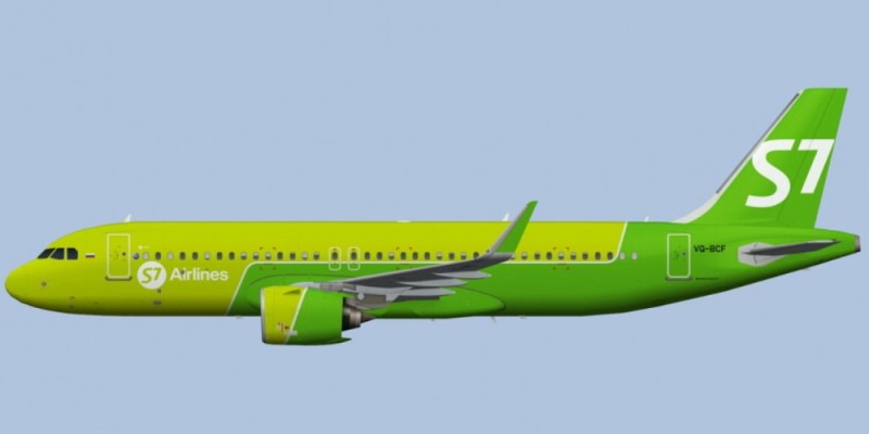 Создать мем: самолет аэробус а 320, airbus a 320 neo s 7, боинг 737 800 s7 airlines