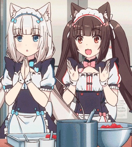 Создать мем: аниме некопара кошачий рай, некопара аниме, nekopara