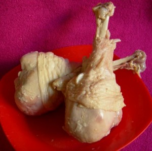 Create meme: boiled chicken, chicken drumsticks, chicken legs