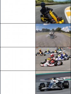 Create meme: karting club, karting