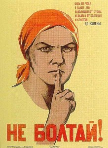 Create meme: bronze not talk poster, don't talk Soviet poster original, Soviet posters