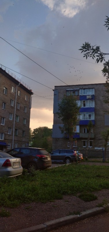 Create meme: salavat city, street , brick house