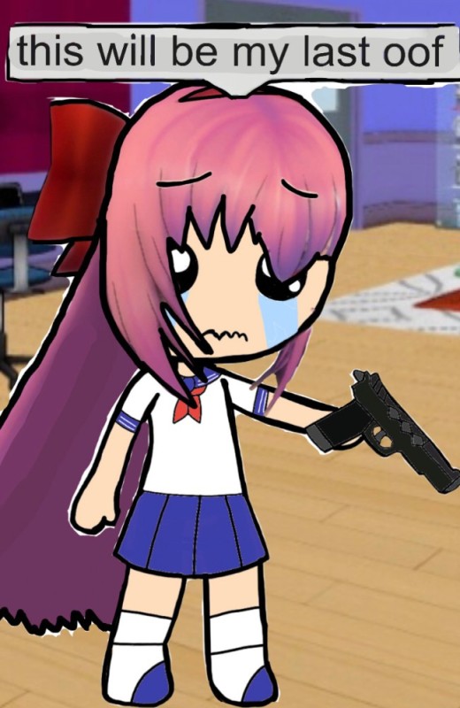 Create meme: yandere simulator, gacha, yandere gacha