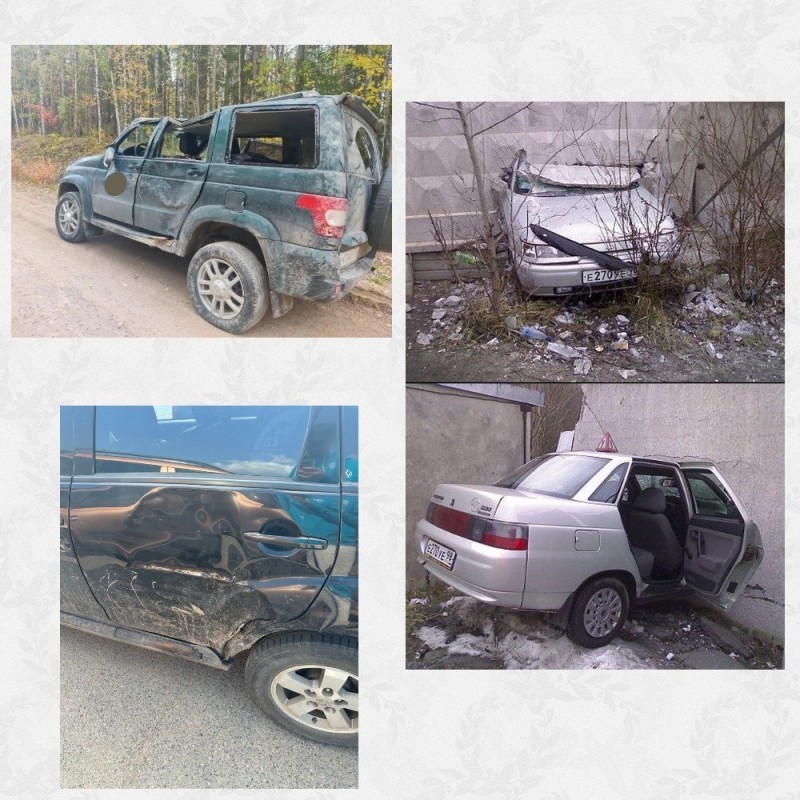 Create meme: UAZ patriot , uaz patriot pickup, UAZ patriot road accident