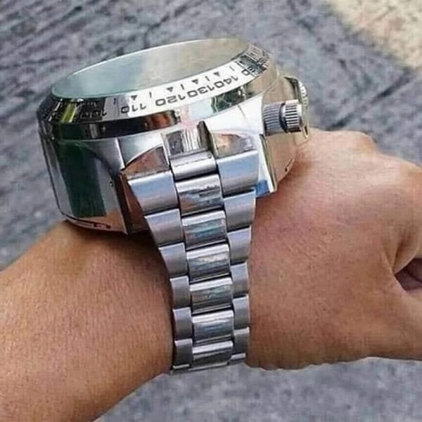 Create meme: the largest men's wristwatch, large wristwatch, men's wrist watch