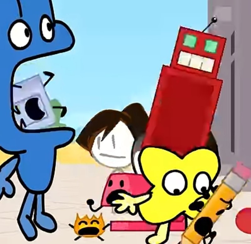 Создать мем: bfb 22 серия, bfdi, battle for bfdi