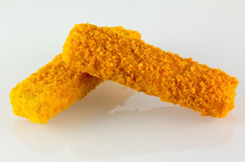 Create meme: nuggets and strips, breadcrumbs nuggets, fish stick