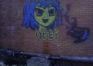 Create meme: graffiti, Novella, anime