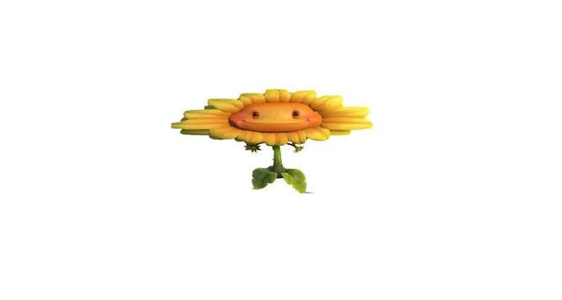 Create meme: sunflower plants vs zombies, sunflower from the game plants vs zombies, sunflower from plants vs zombies